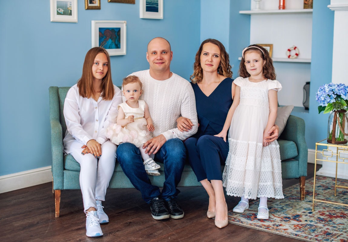 Фотосессия недорого для большой семьи СПб