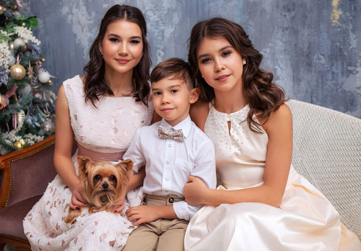 Семейная-фотосессия-новогодняя